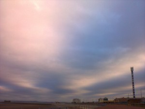 Morecambe sky (with the polo tower)